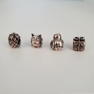 4 Pandora charms